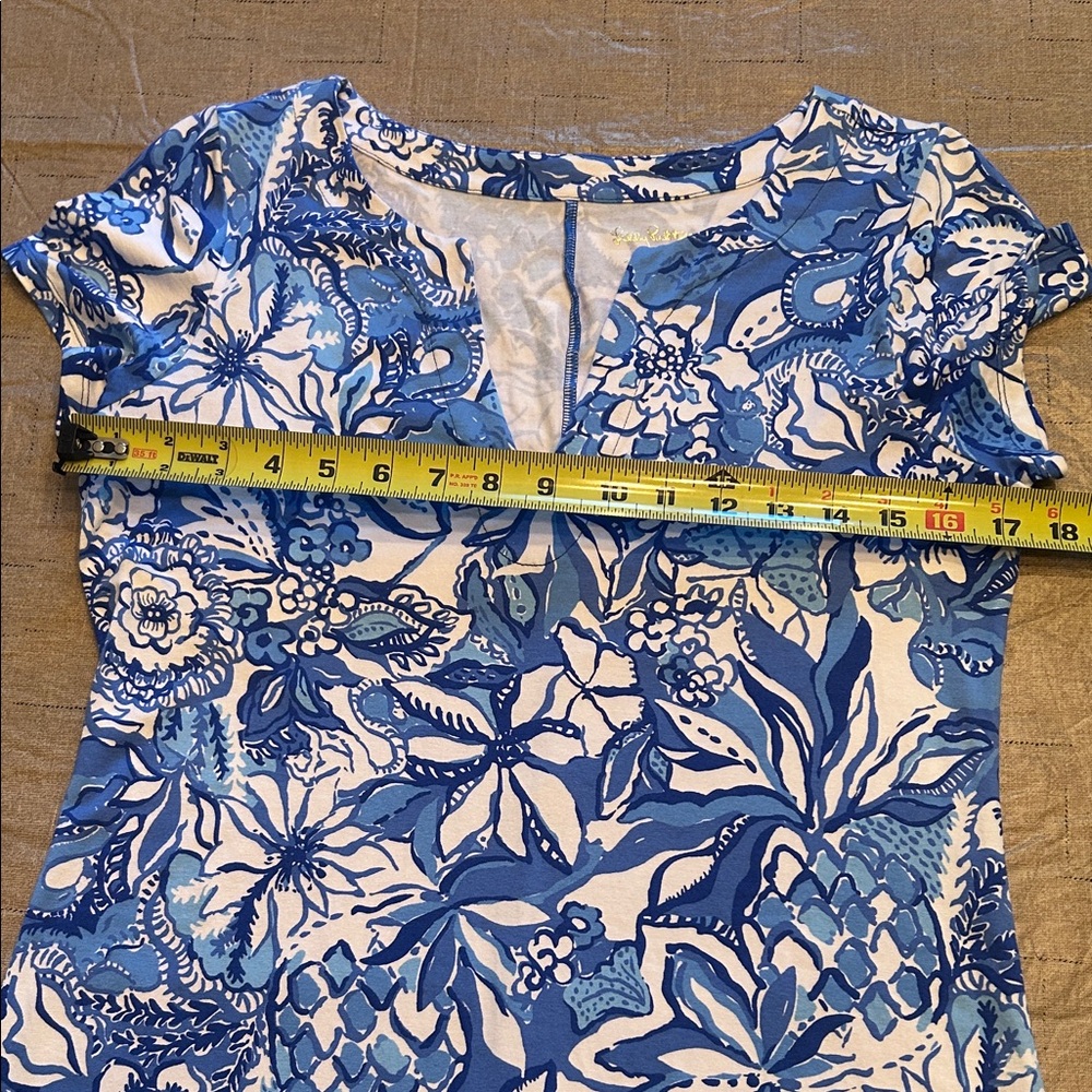 Lilly Pulitzer UPF 50+ Sophiletta Dress Flocking Fabulous $65 Size M - Picture 10 of 13